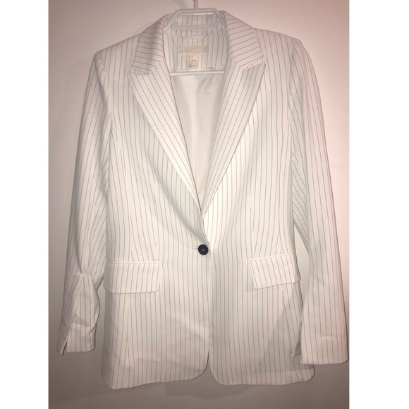 White pin striped blazer - Picture 1 of 3